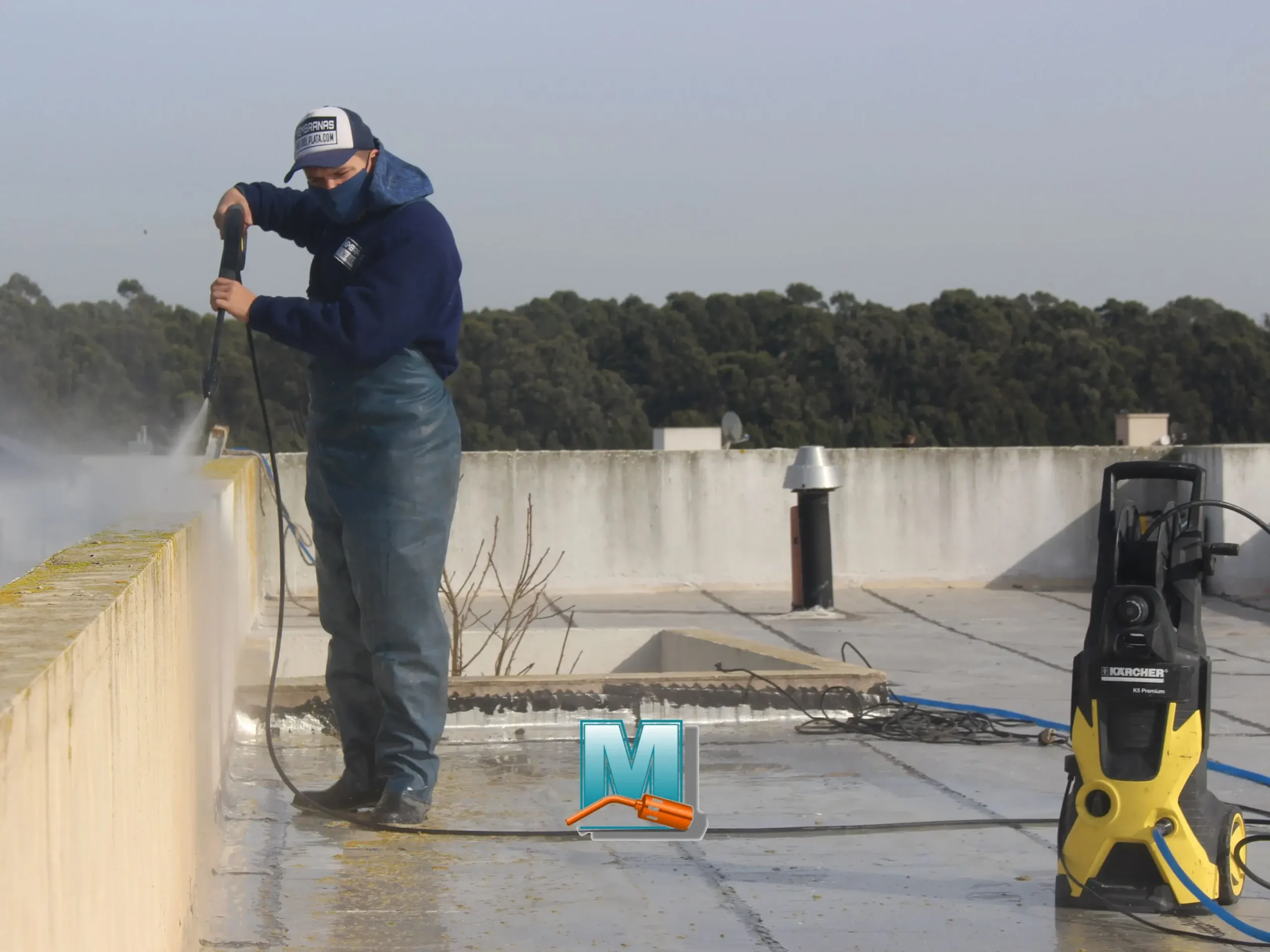 membranas para techos mar del plata Reparación de filtraciones con membranas para techos Mar del Plata en vivienda unifamiliar