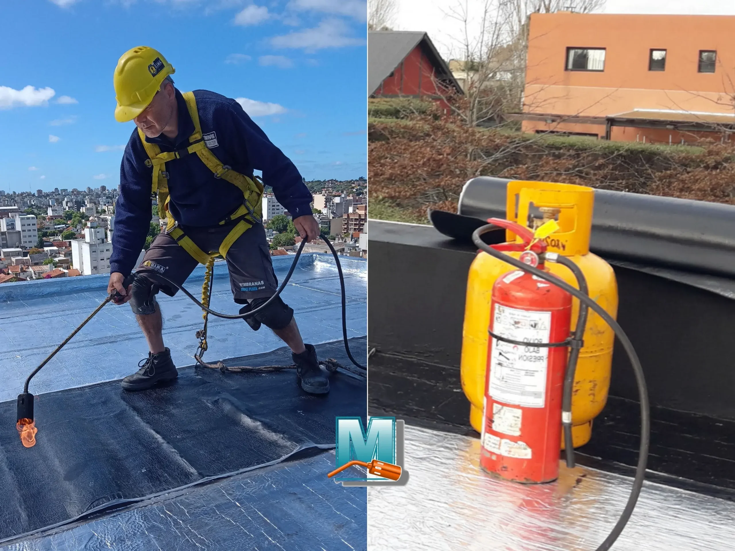 Membranas para Techos Mar del Plata Supervisión técnica durante instalación de membranas para techos Mar del Plata