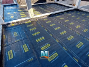 Aplicación profesional de membranas para techos Mar del Plata sobre losa de cemento